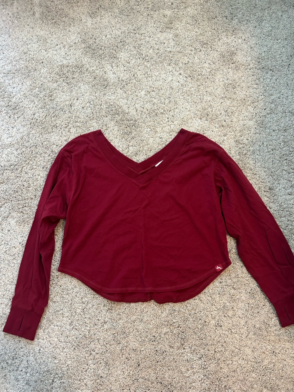 Target cropped long sleeve